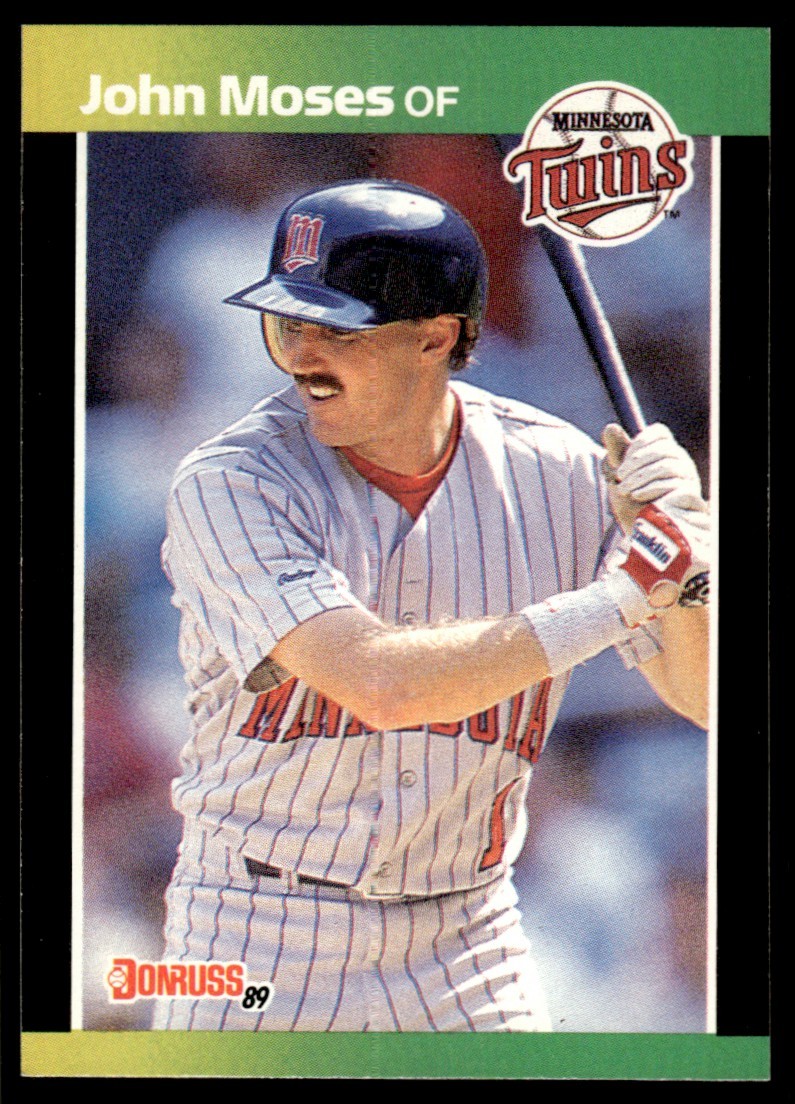 1989 Donruss John Moses Minnesota Twins #626 18173