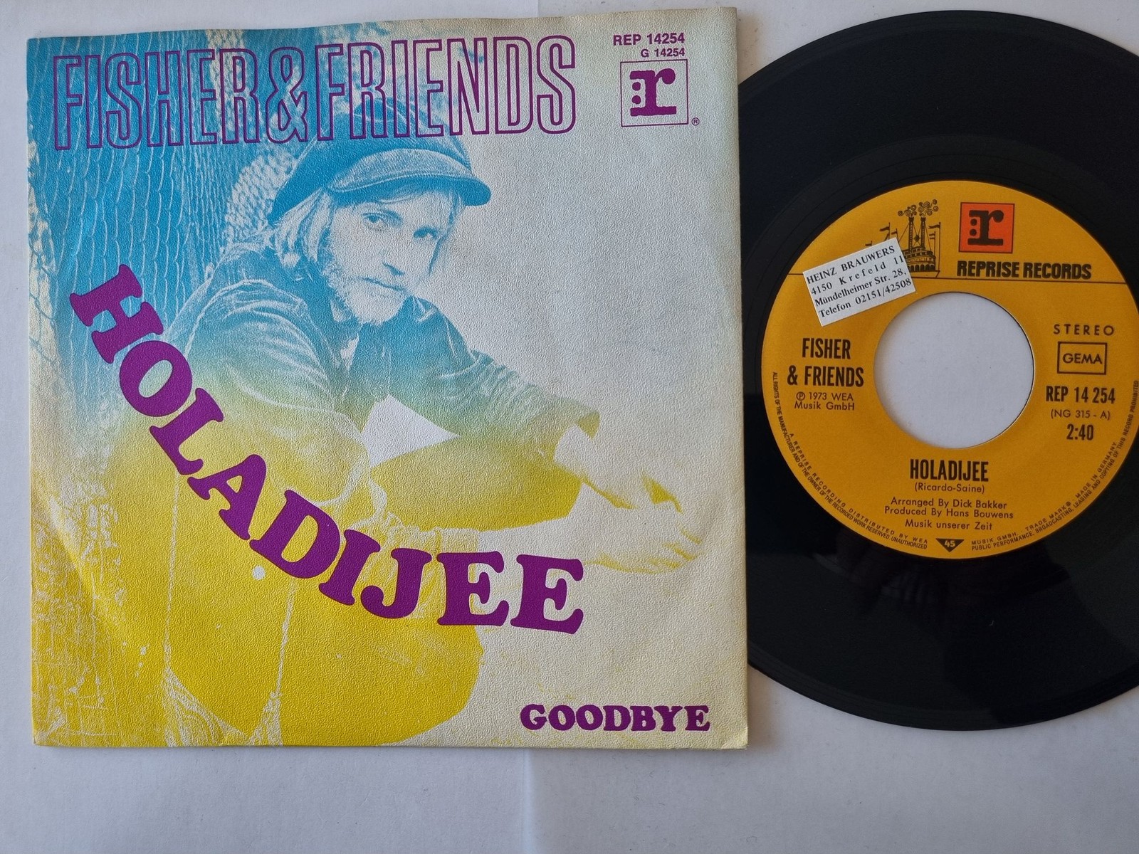 Fisher & Friends - Holadijee 7'' Vinyl Germany