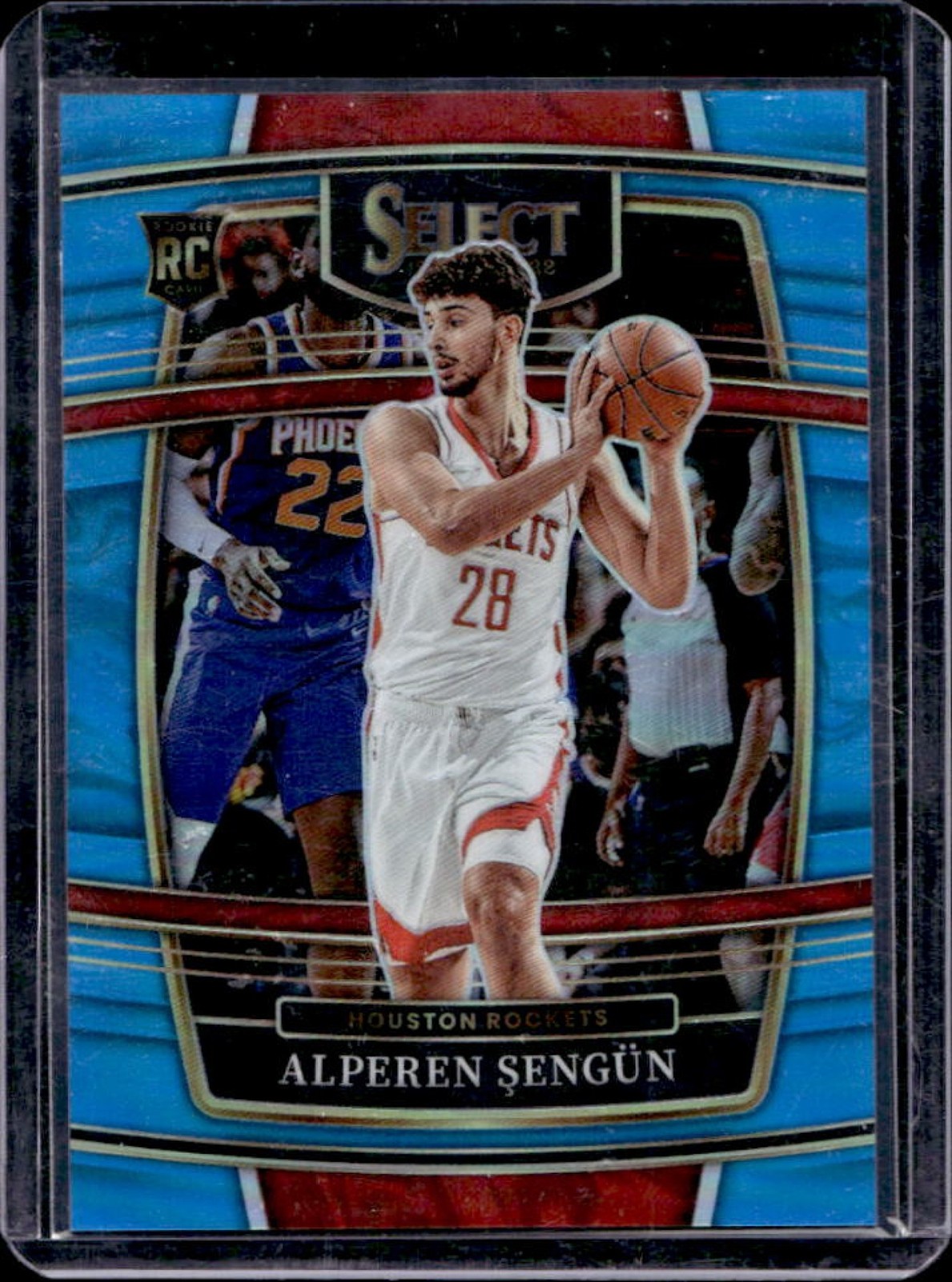 2021-22 Select Alperen Sengun RC Light Blue Prizm Concourse #147/299 Rockets