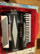 Vintage 1938 Petosa Baby Grand Accordion. Sounds beautiful
