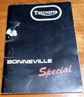 1979 Triumph Bonneville Special Owner's Manual or Handbook