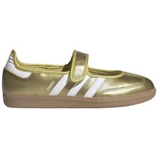 adidas Samba Jane Gold Metallic White IH6599 Women New