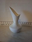 Vintage Mid Century Royal Haeger Textured White Vase 9" 1960's Ewer Style