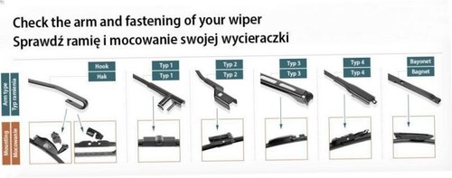 Wiper Blade DENSO DF-061 for RENAULT CLIO IV (BH_) 1.2 2015-2021 - 第 8/10 張圖片