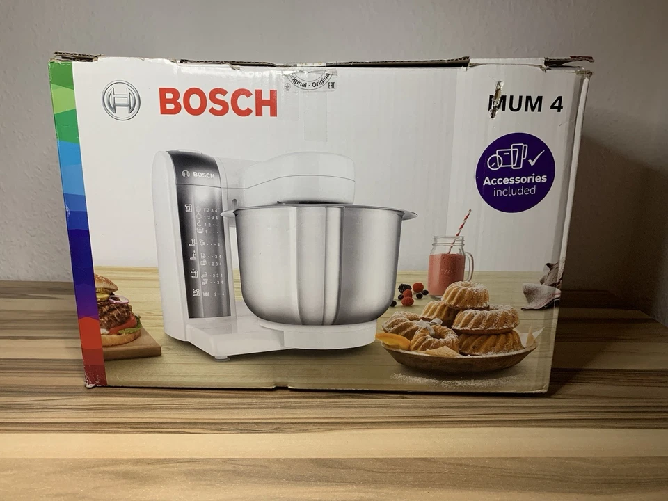 Bosch MUM 4 Küchenmaschine MUM4428 / MUM4405 Auswahl Weiß - Bild 3 von 4