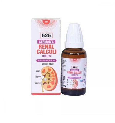 German Homeo Care & Cure Renal Calculi Drops 525 (30ml) Homeopathy