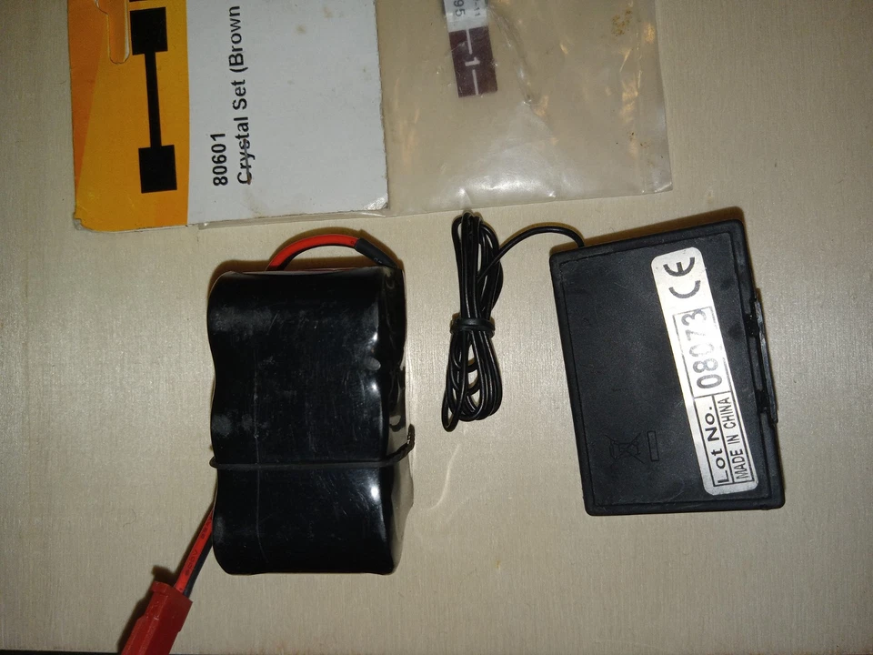 HPI RF-1 AM 27MHz Rc Receiver, HPI 1200MAH PACK. W/ CRYSTAL SET #1 TX, RX RC Rs4 - Image 4 of 4