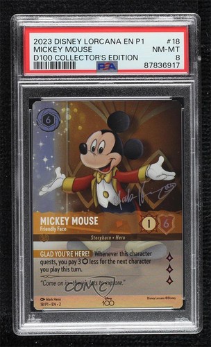 Mickey Mouse - Friendly Face graded PSA 8 for sale on eBay