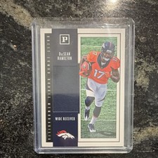 Panini 2018 Quest Jumbo Rookie Memorabilia #QJ-DH DaeSean Hamilton Broncos