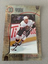 1998-99 Ottawa Senators NHL Hockey Team Issued Postcard - Jason York