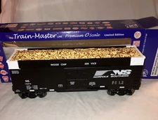 Ready Made Trains RMT-86447 NS Norfolk Southern Woodchip Car O-27 MIB New Sealed