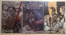 The Texas Chainsaw Massacre The Grind Comic 1-3. USED. #2 And #3 Terror Covers.