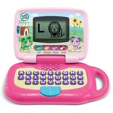 Interactive Pink Leaptop for Kids - Songs, Games  Learning Modes Included
