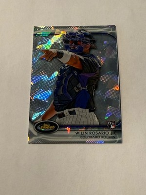 2012 TOPPS FINEST ATOMIC REFRACTOR ROOKIE WILIN ROSARIO RC /5