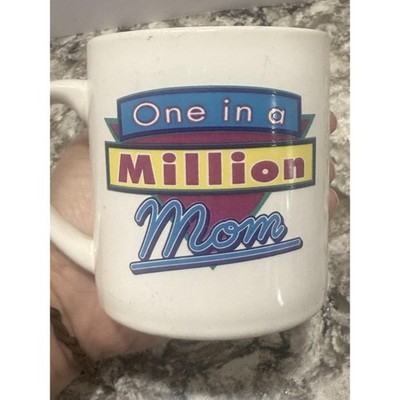 Ground Control Design One In A Million Mom 12 oz. Ceramic Coffee Cup Vintage