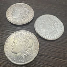 1921 Morgan Silver Dollars Lot of 3 - 90% Silver - Philadelphia Mint - Lot C
