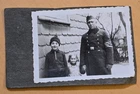 WW2 German Army Soldier w Deutsche Wehrmacht Armband Wartime Military Photo