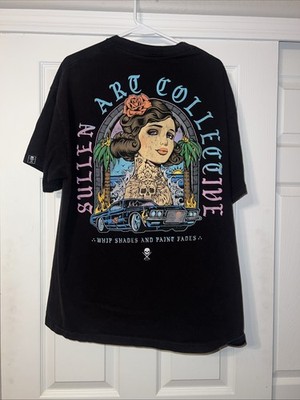 Sullen Art Collective Artist Series Levi Murphy Short Sleeve Black T-shirt XL