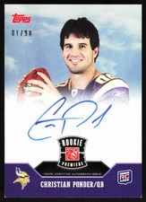 Christian Ponder Cards and Memorabilia Guide 40
