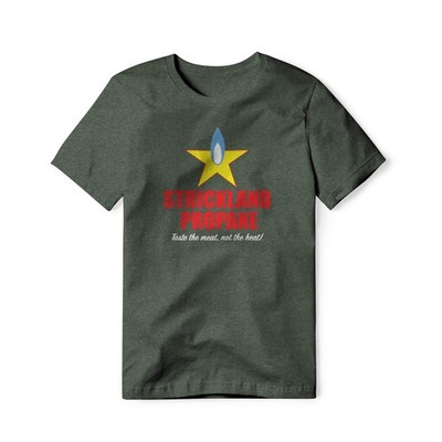 Strickland Propane Logo : King Of The Hill Show, Cotton/Poly Blend Tee