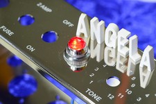 Red Jewel Pilot Light For Tube Amp Projects With 47 6.3v Bulb 6.3v47red