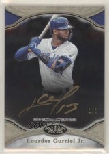 2020 Topps Tier One Prime Performers Gold Ink 1/1 Lourdes Gurriel Jr Auto 3b3