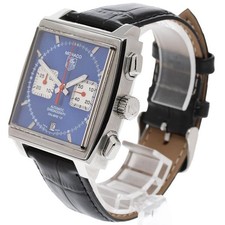 TAG HEUER MONACO CALIBRE 12 CAW2111.FC6183 39mm SS Blue #C27698