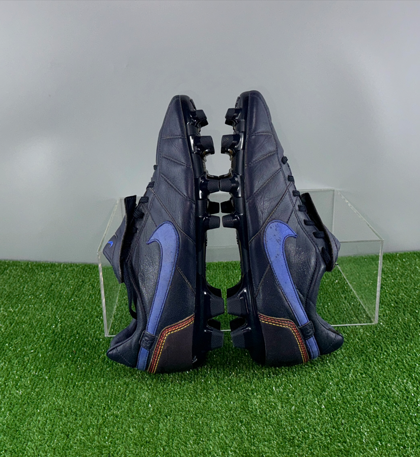 Nike Tiempo R10 Ronadinho 315357-447 Elite US8 UK7 Blue boots