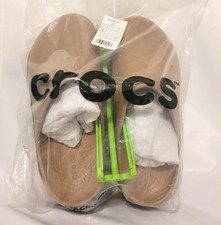Crocs Dylan Platform Clog Sepia Brown Women 11 BRAND NEW SEALED