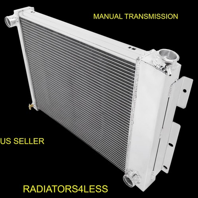 #ad CHAMPION 3 ROW ALUMINUM RADIATOR 67 68 69 CHEVY CAMARO 21quot; WIDE CORE MANUAL $349.00