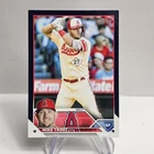 2023 Topps #27 Mike Trout Navy Parallel Angels