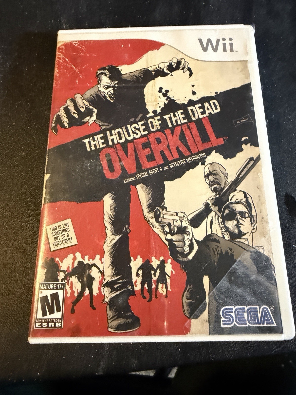 The House of the Dead: Overkill (Wii 2009) Case Inly No Disc