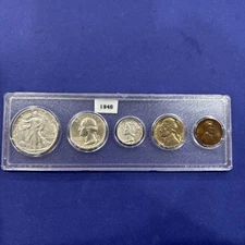 1940 Coin Set Affordable Great Gift - Unique Present, Nice 90% Silver Investment