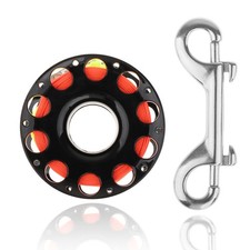 100FT Scuba Diving Reel Large Scuba Spool Finger Reel with Double-Ended Bolt ...