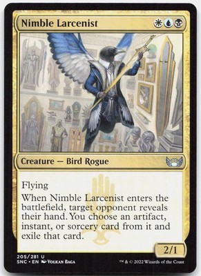 Nimble Larcenist 205 NM Streets of New Capenna Uncommon Magic: The Gathering
