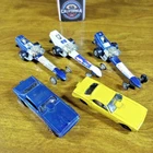 Hot Wheels Redline Snake Vs Mongoose Rail Dragster Lot of 5 Blue Yellow USA 1969