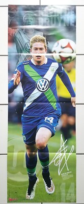 Bravo Sport POSTER Kevin De Bruyne VFL Wolfsburg Panorama Bundesliga Fußball XXL