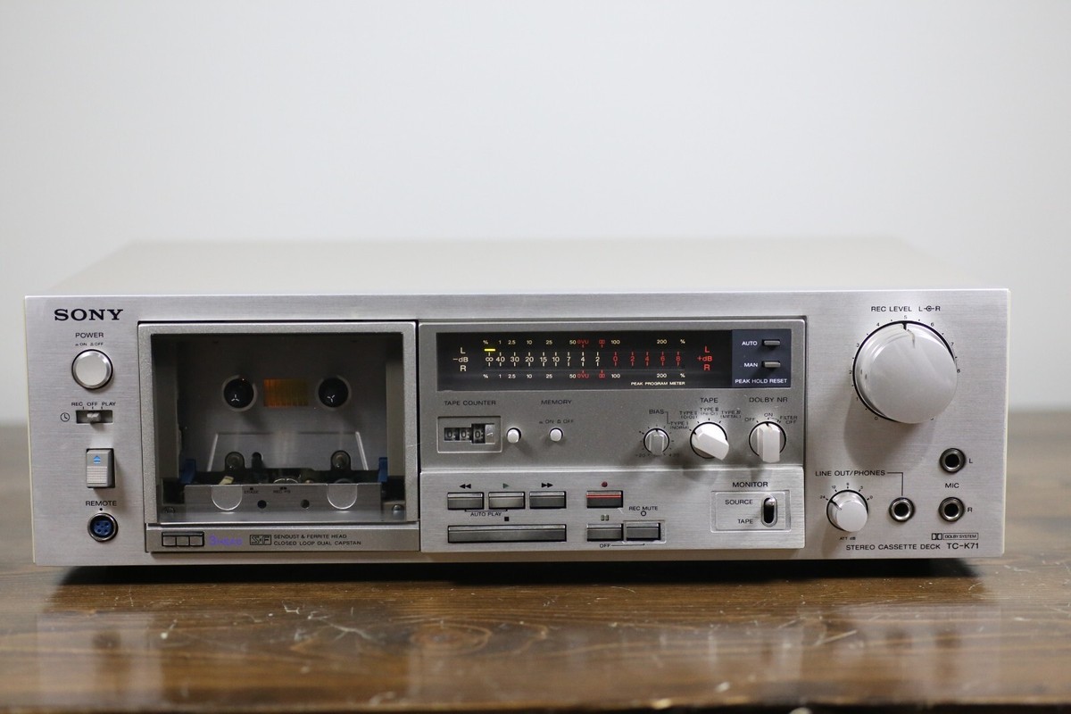 SONY ソニー カセットデッキ TC-K71 SONY TC-K71 – Audiolife － Enjoy your audio life!!