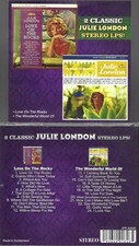 JULIE LONDON-LOVE ON THE ROCKS/WONDERFUL WORLD-2 LPS ON 1 CD