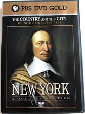 New York the Country and the City 1609-1825 DVD NEW