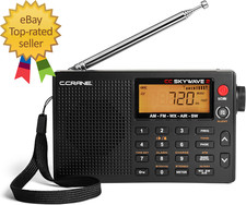C. Crane CC Skywave 2 AM, FM Shortwave NOAA Weather  Alert VHF Aviation Band