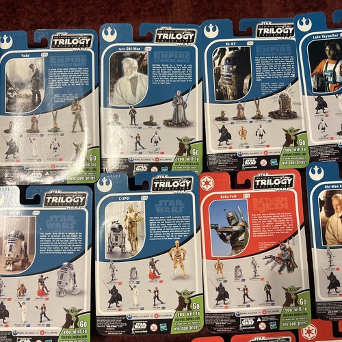 COLLEZIONE TRILOGIA ORIGINALE STAR WARS SET COMPLETO DI 39 FIGURE C10 - Foto 14 di 22