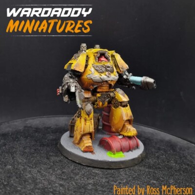 Pro Painted Warhammer 40k Imperial Fists Contemptor Dreadnought Forge world GW