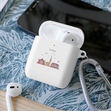 Zurich Switzerland Skyline - AirPods Case Cover - Cool Accessory - Travel Gift