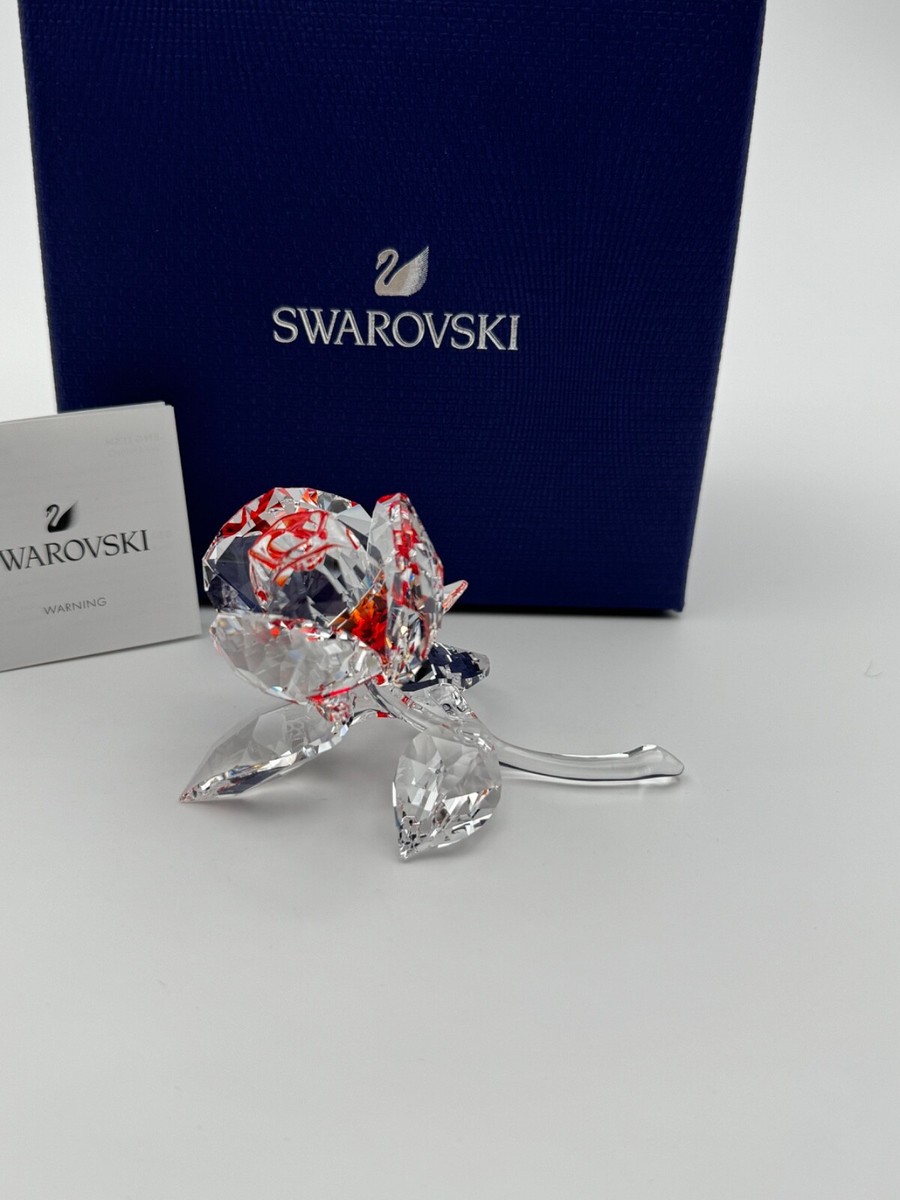 Swarovski In The Secret Garden Blossoming Red Rose MIB #5428561 | eBay