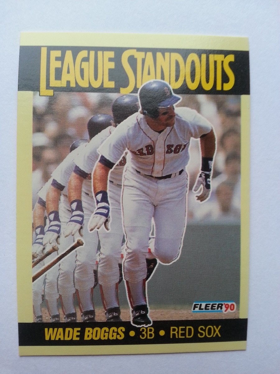 1990 Fleer League Standouts Wade Boggs #5 Boston Red Sox | eBay
