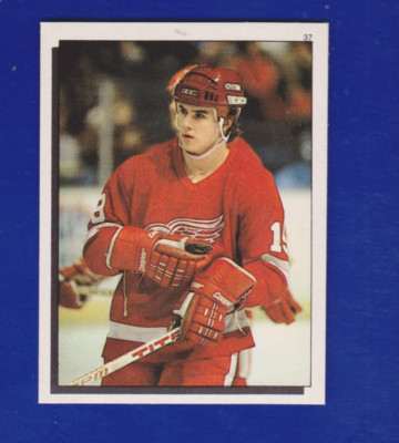 MINT 1984-85 O-P-C Album Sticker Steve Yzerman #37 Detroit Red