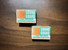New Dynamics Sound Guard 2 Pairs of Disposable Ear Plugs 6515-00-137-6345 1JGR9