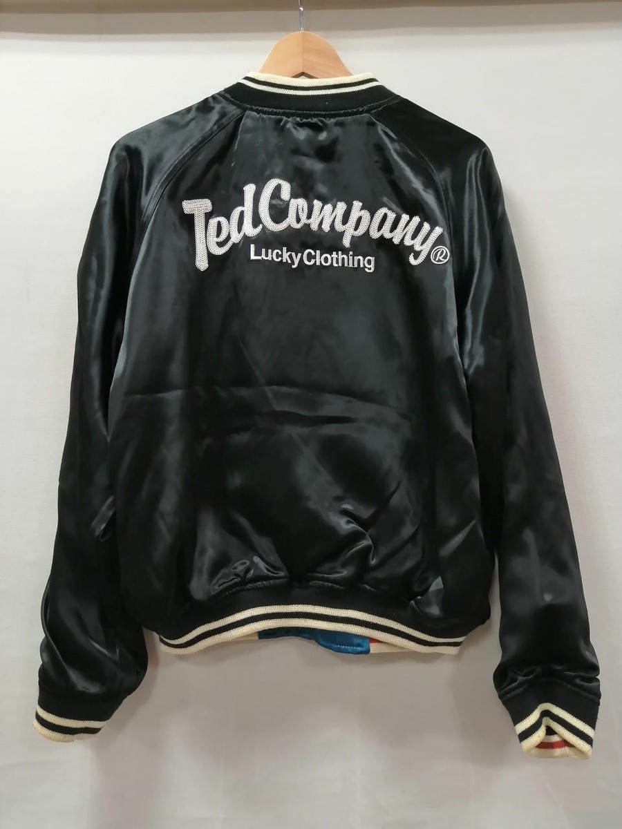 Ted Company Blu/Blk Reversible Sukajan | eBay