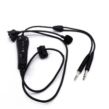 Cable Assembly W/Bluetooth W/Twin Plug Microphone For Bose A20 Headset